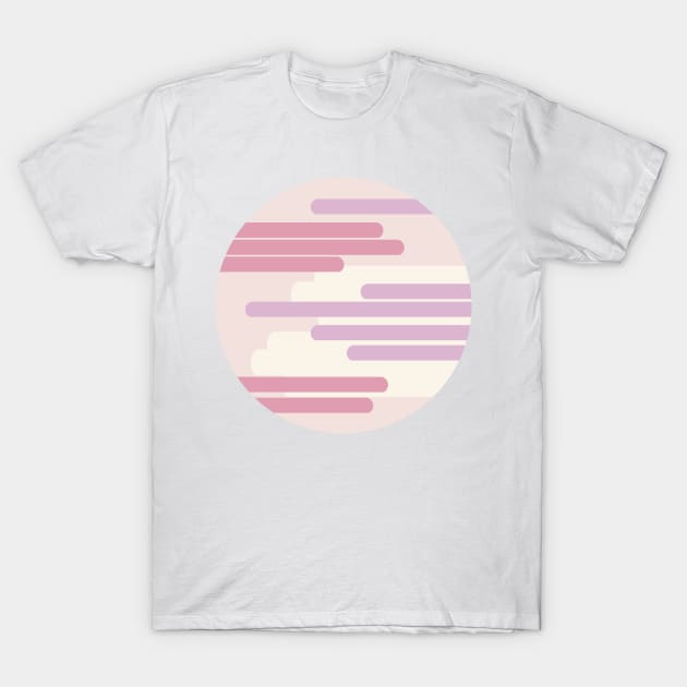 Pink and Purple Streams T-Shirt by littlemoondance